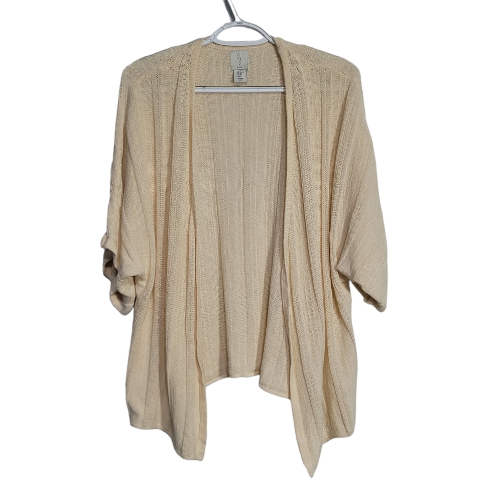 Joie Linen Blend Open Front Cardigan size M